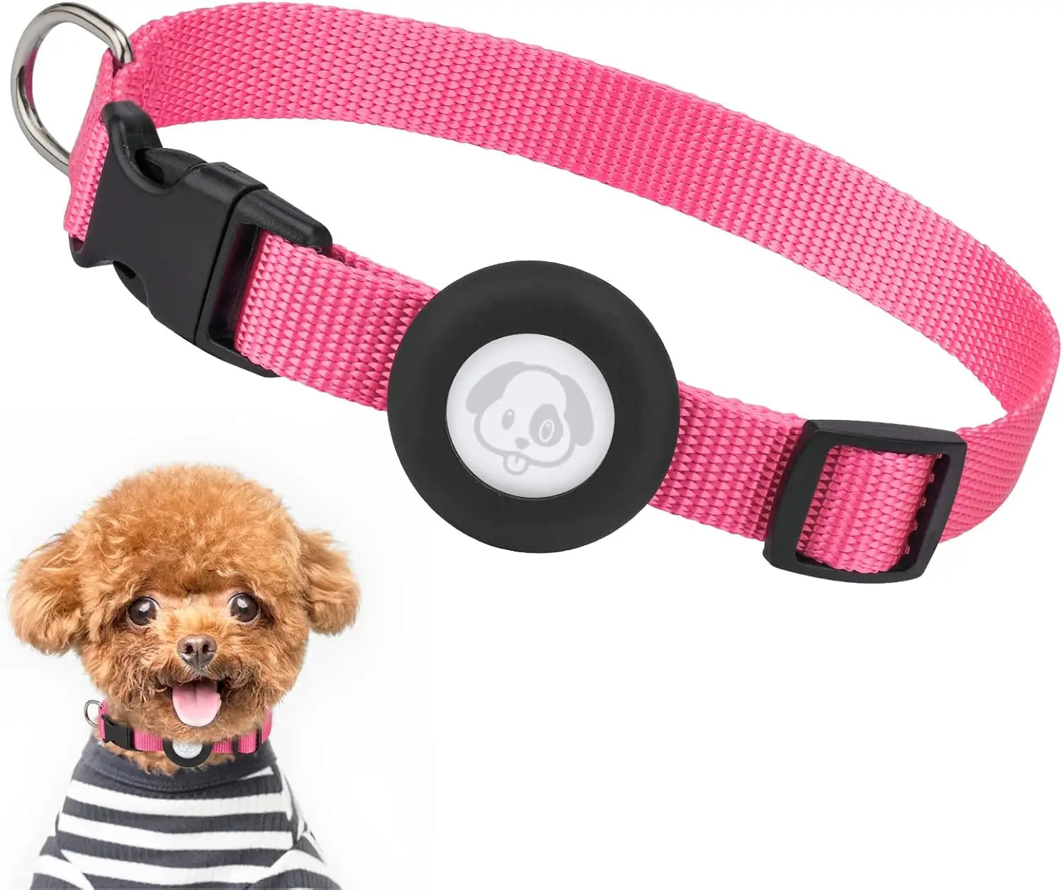 AIR TAG Collar Holder for Small Dogs