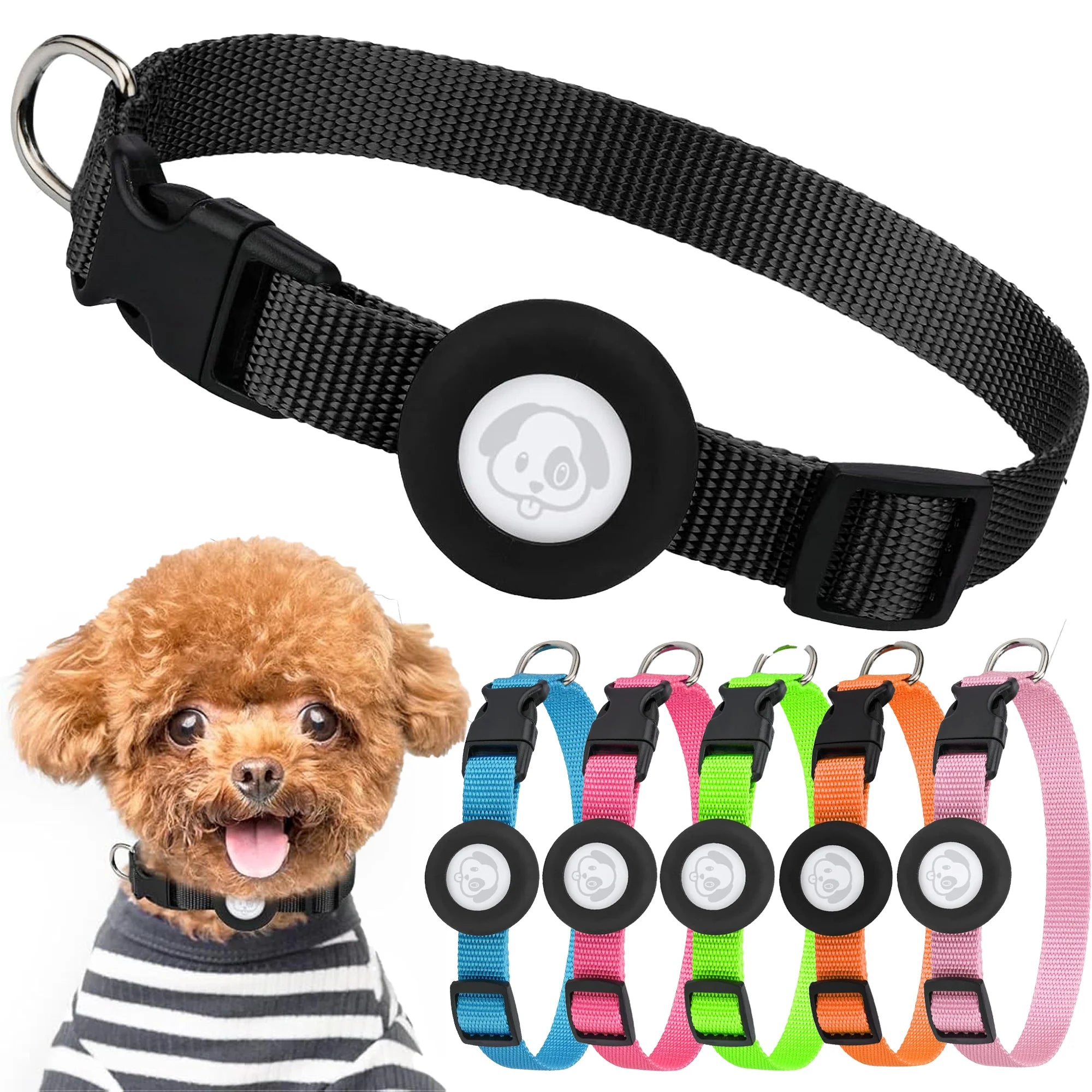 AIR TAG Collar Holder for Small Dogs