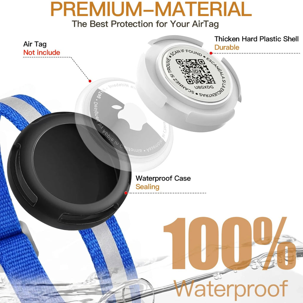 Air Tag Pet Collar with Airtag Holder（No Airtag）
