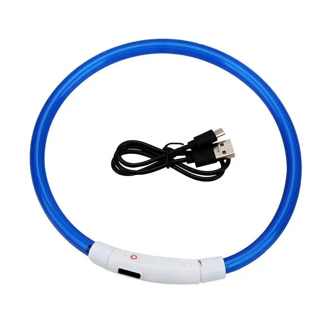 Pet Collar Luminous Usb Cat Dog Collar 3 Modes Led Light Glowing Loss Prevention Led Collar For Dogs Pet Dog Accessories