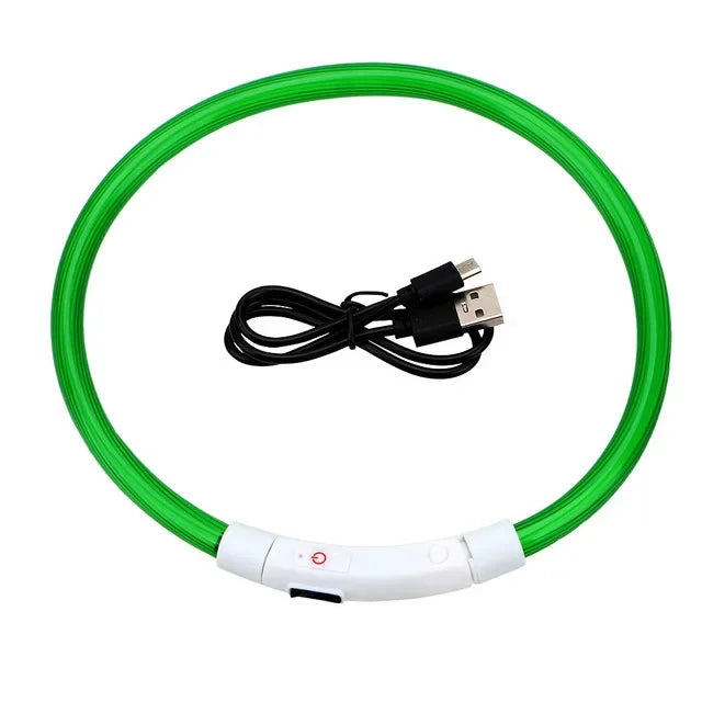 Pet Collar Luminous Usb Cat Dog Collar 3 Modes Led Light Glowing Loss Prevention Led Collar For Dogs Pet Dog Accessories