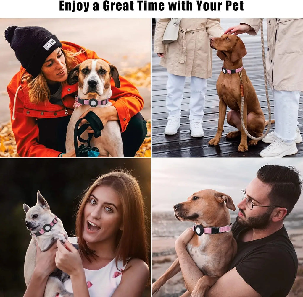 AIR TAG Collar Holder for Small Dogs