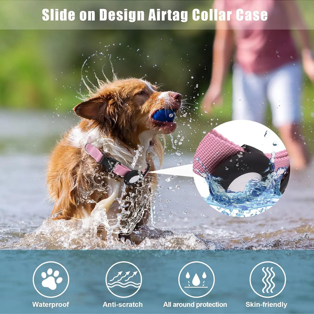 AIR TAG Collar Holder for Small Dogs